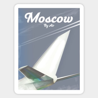 Moscow travel poster Magnet